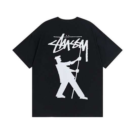 STUSSY DANCER PRINT TEE BLACK