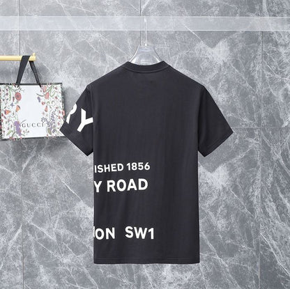 BURBERRY HORSEFERRY PRINT COTTON OVERSIZED T-SHIRT – BRS001