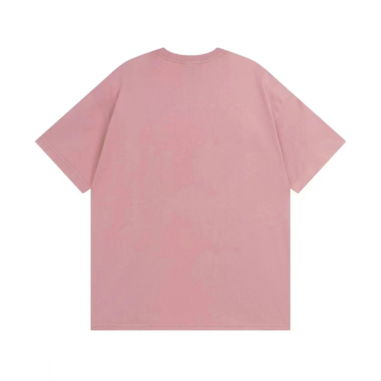 STUSSY Dinosaur Print Crew-neck Tee In Pink