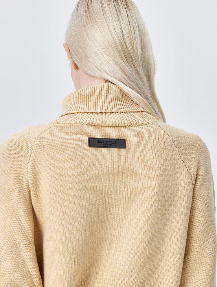 FEAR OF GOD ESSENTIALS 23 double stitch turtleneck sweater