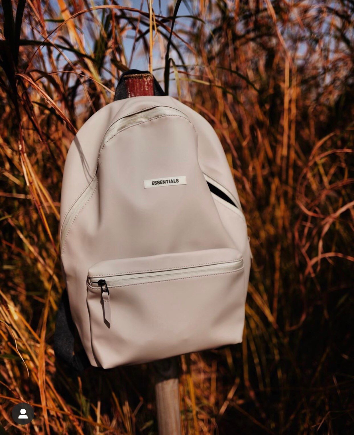 FEAR OF GOD ESSENTIALS Small Standard Leather Backpack