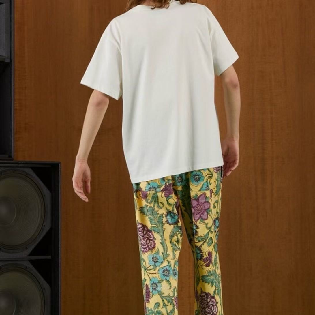 GUCCI (Gucci) 2022 Spring Collection - Gucci Lido Collection - Plain Knit Short-Sleeved T-Shirt for Men - White
