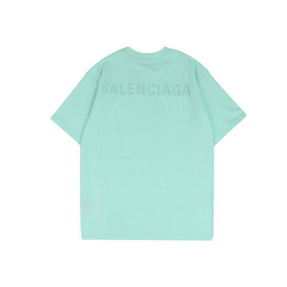 Balenciga logo tee LX008 mint green