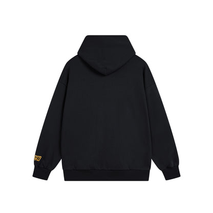 Drew House Smiley Face Series Mascot Navy Smiley Face Hooded Fleece Sweatshirt Winter Unisex Navy Blue