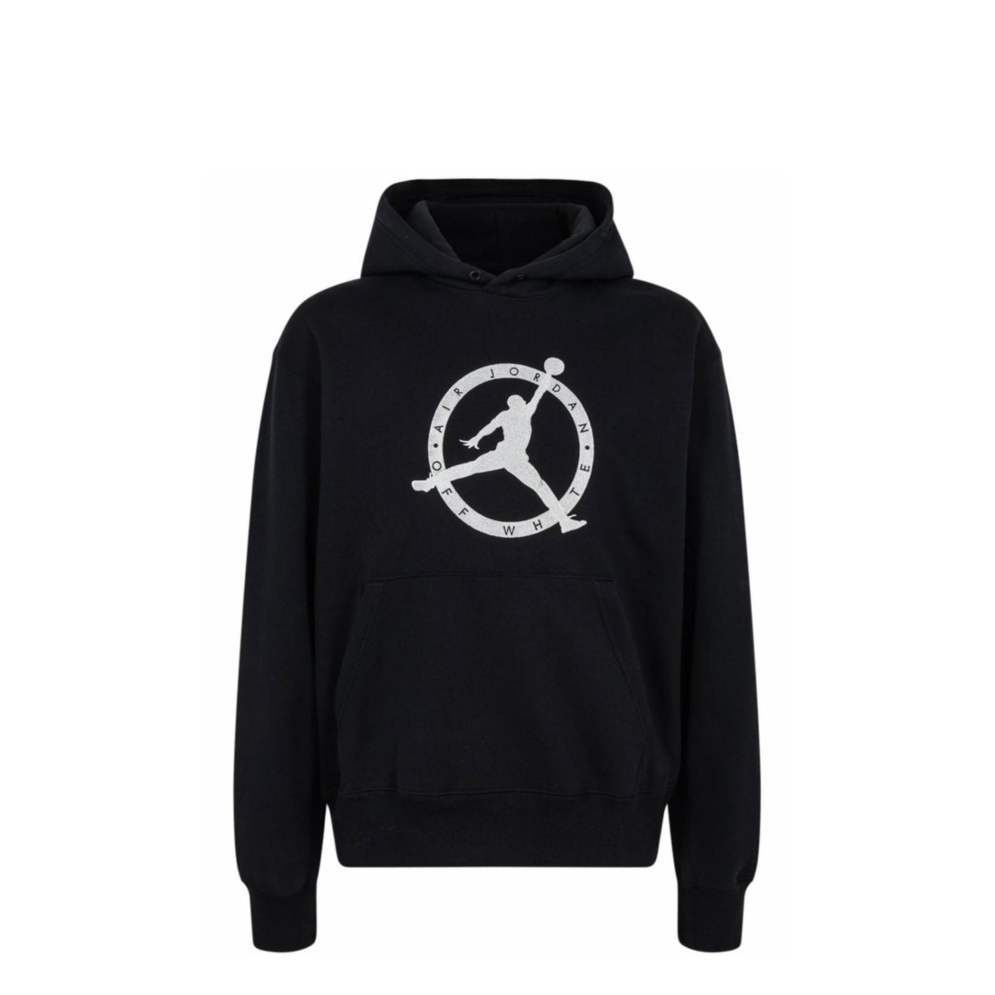 Off-White air man print hooded sweater black