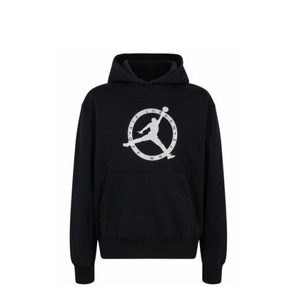 Off-White air man print hooded sweater black