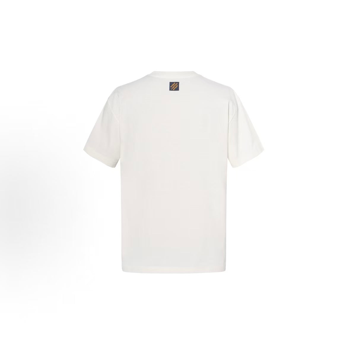 LOUIS VUITTON Logo embroidered crew-neck short-sleeved T-shirt for men in white, for Fall/Winter 2024.