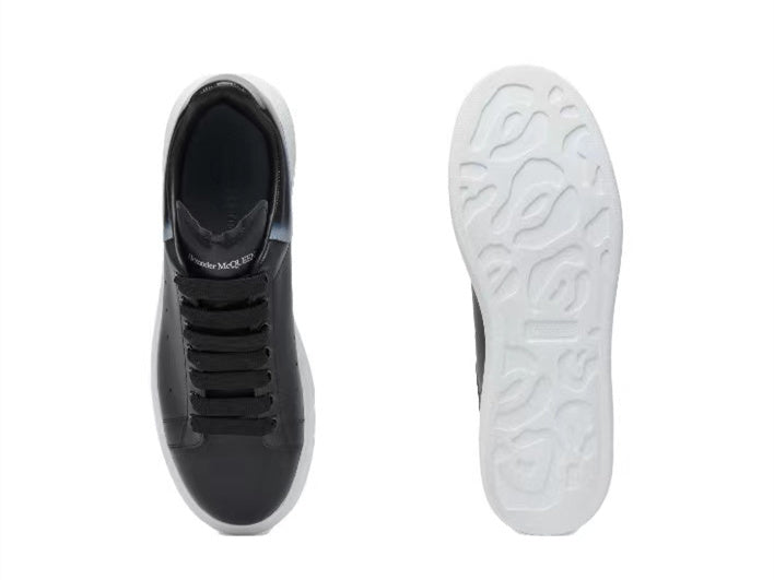 Alexander Mcqueen Men's Oversized Sneaker in Black/silver