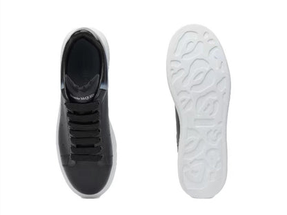 Alexander Mcqueen Men's Oversized Sneaker in Black/silver