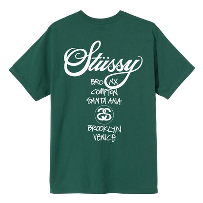 STUSSY WORLD TOUR CREW TEE