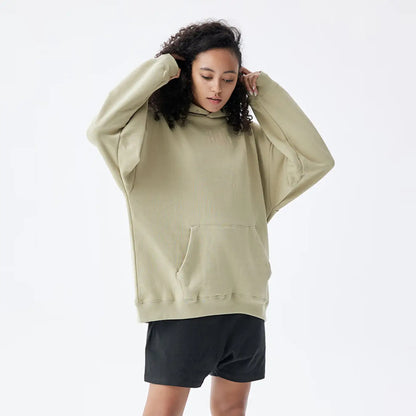 FOG FEAR OF GOD Season 7 FG flocked hoodie casual loose sweatshirt avocado color
