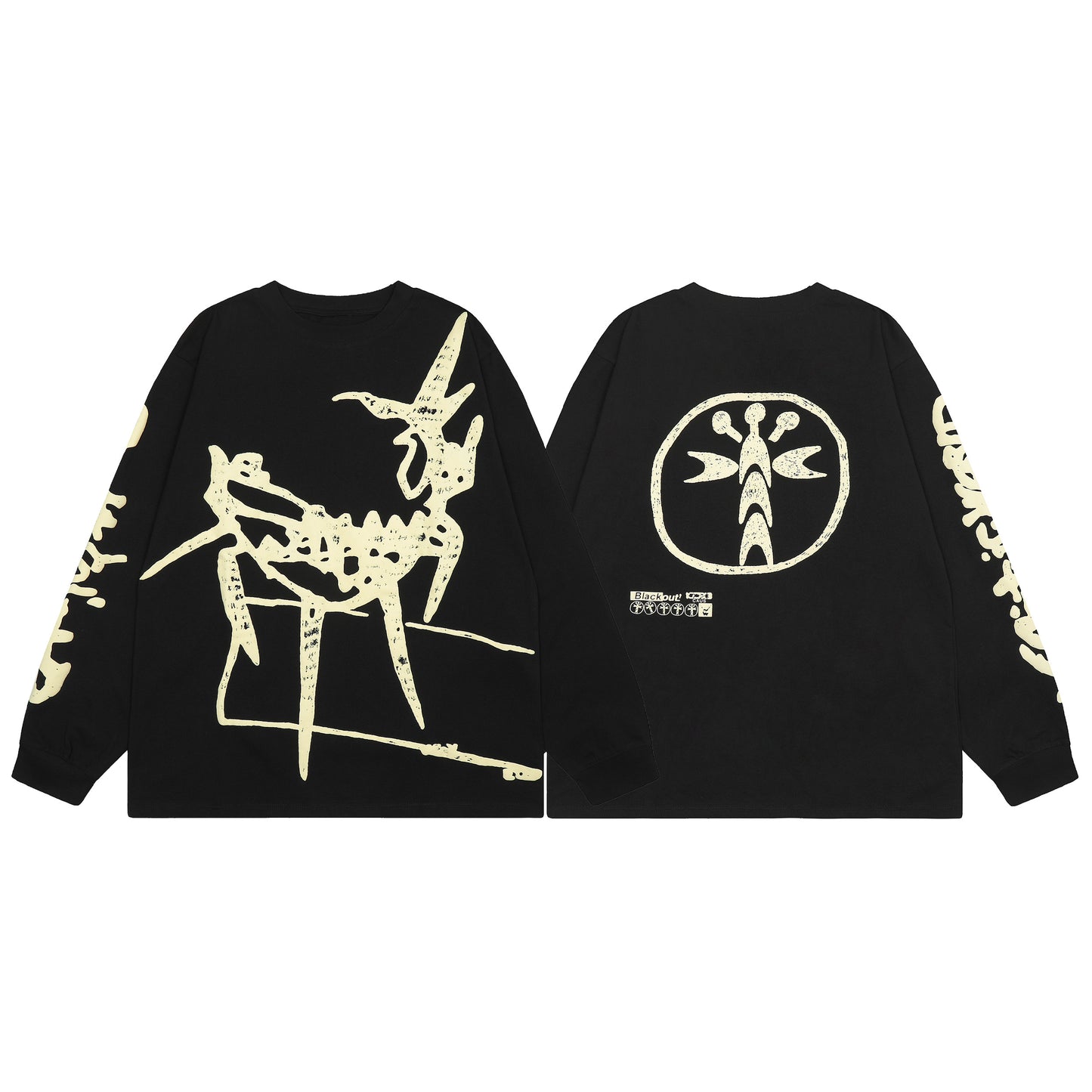 Travis Scott Lobster Print Hoodie Black