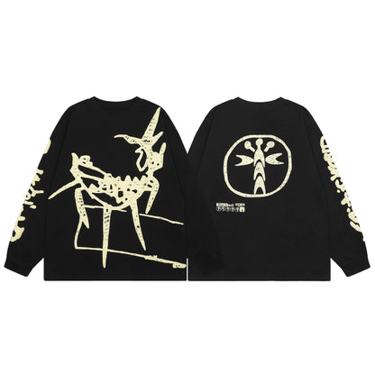 Travis Scott Lobster Print Hoodie Black