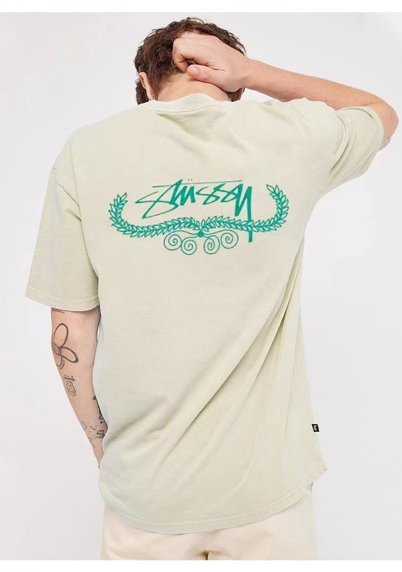 STUSSY WREATH TEE BEIGE