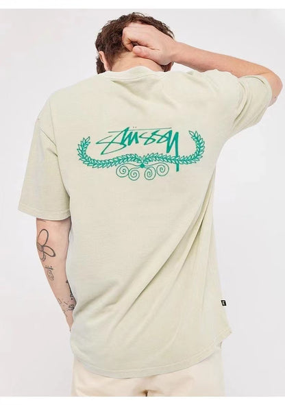 STUSSY WREATH TEE BEIGE