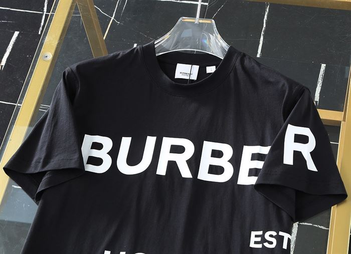 BURBERRY HORSEFERRY PRINT COTTON OVERSIZED T-SHIRT – BRS001