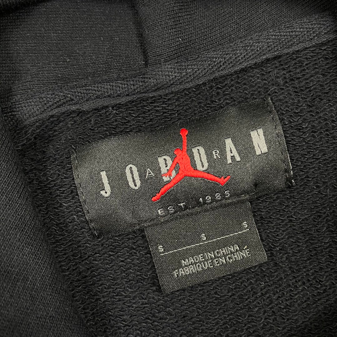 Off-White air man print hooded sweater black