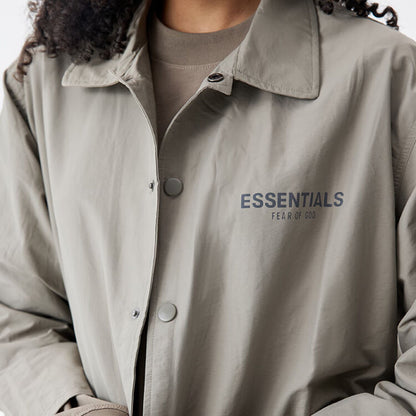 FOG FEAR OF GOD 21 multi-line lapel jacket ESSENTIALS retro coach jacket