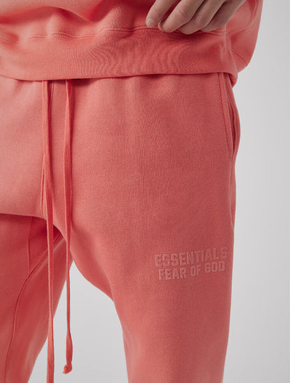 FEAR OF GOD ESSENTIALS Double-row flocked leggings trousers