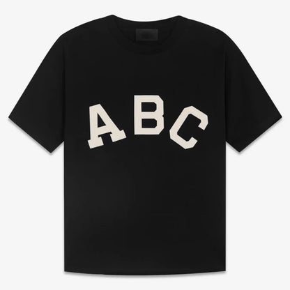 FOG FEAR OF GOD Season 7 main line ABC letter loose T-shirt  black