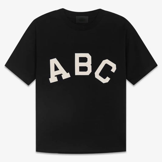 FOG FEAR OF GOD Season 7 main line ABC letter loose T-shirt  black