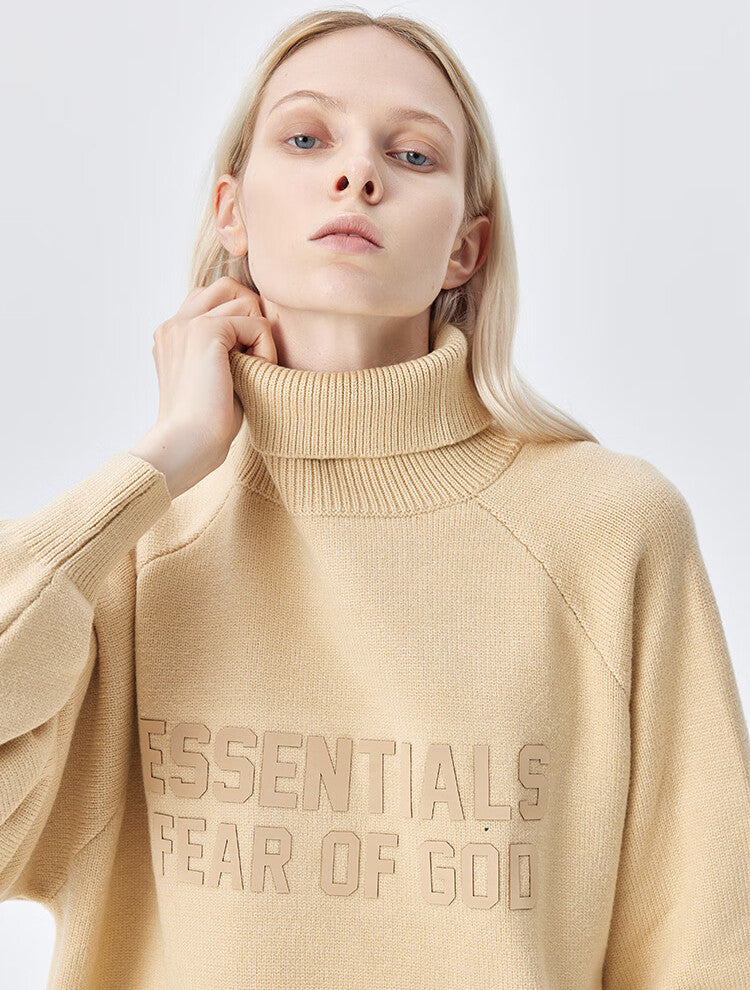 FEAR OF GOD ESSENTIALS 23 double stitch turtleneck sweater
