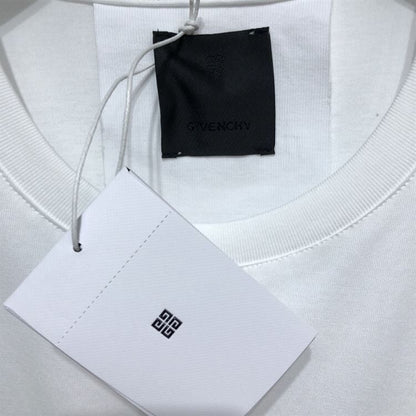 GIVENCHY SLIM FIT T-SHIRT IN JERSEY WITH 4G SUN PRINT IN WHITE – GTS006