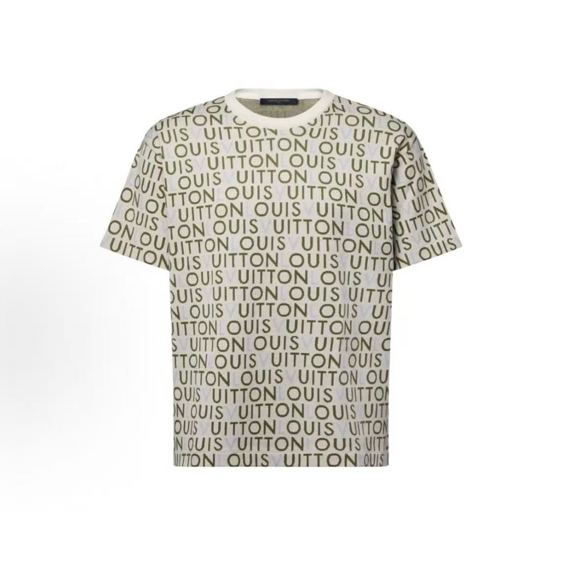 LOUIS VUITTON SS26 Printed Short-Sleeved Round-Neck T-Shirt for Men