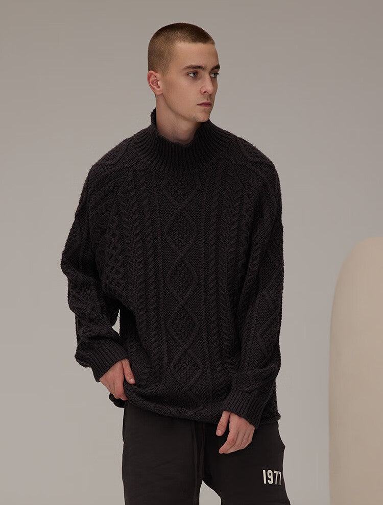 FEAR OF GOD ESSENTIALS 22 vintage twist turtleneck sweater