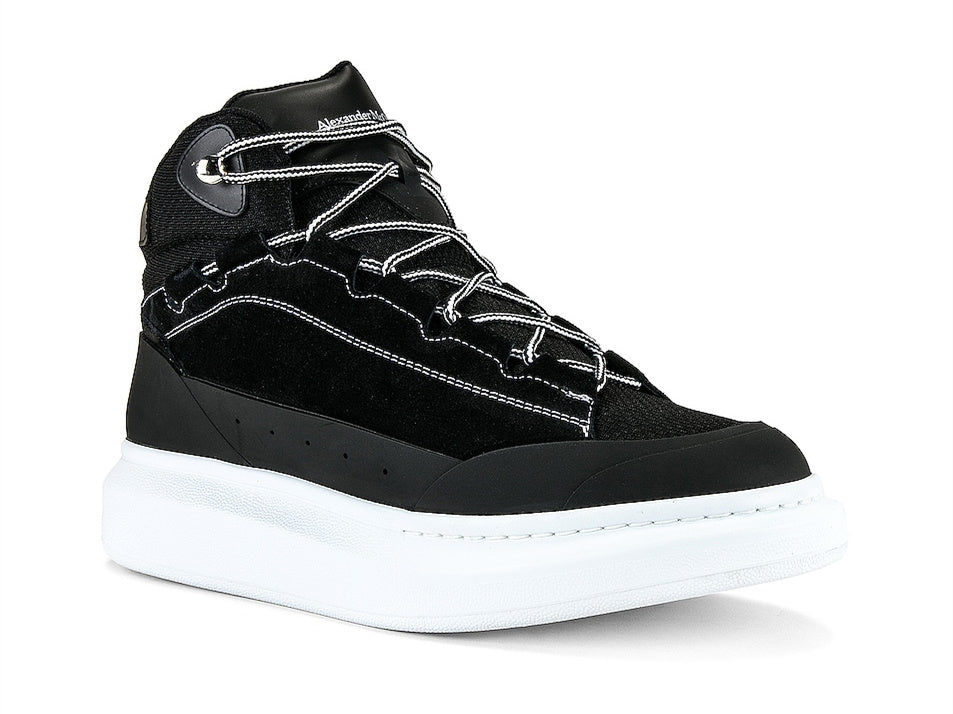 Alexander Mcqueen Oversized High Black & White