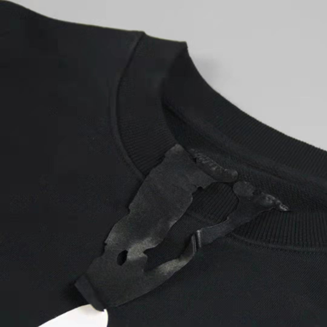 VLONE Logo Print Hoodie Black/Blue