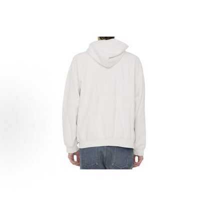 Balenciaga SS24 Logo letter print casual hooded long-sleeved pullover, loose fit, men's style， beige color