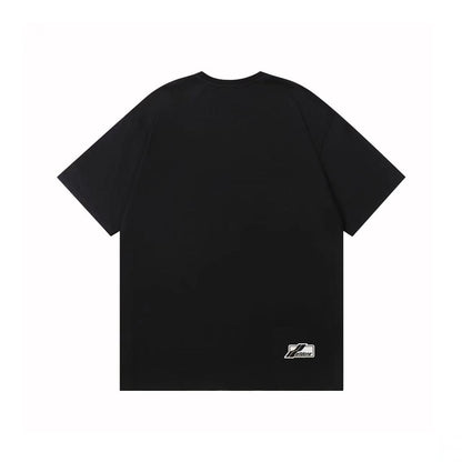 WE11DONE Letter Logo Tee Black