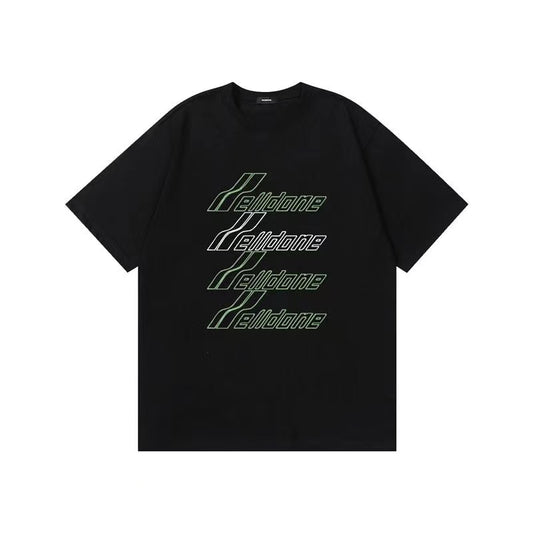 WE11DONE Barrage Classic Tee In Black
