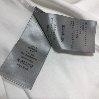 DIOR RELAXED-FIT DIOR BY ERL T-SHIRT WHITE SLUB COTTON JERSEY – DOT021