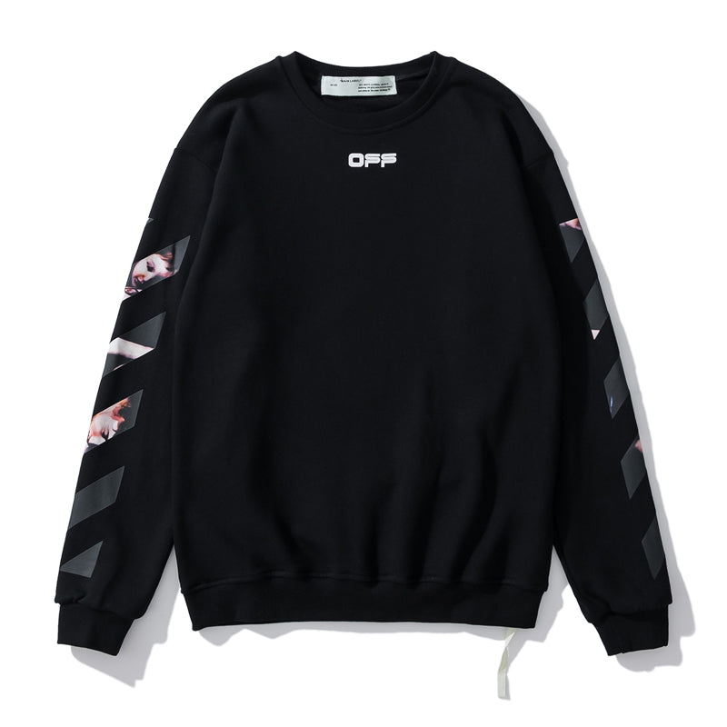 Off-White angel hoodie black
