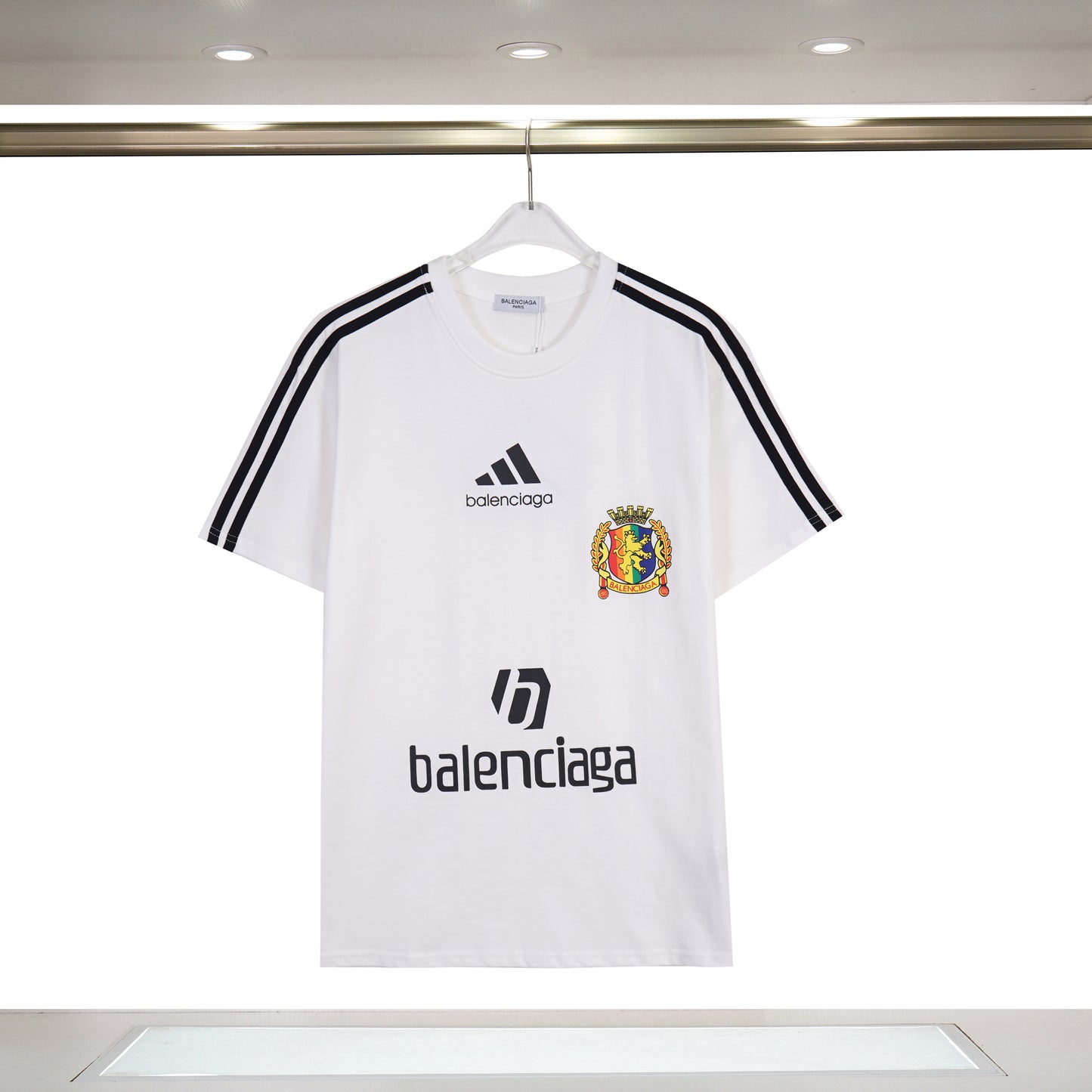 Balenciga logo tee 9082 white