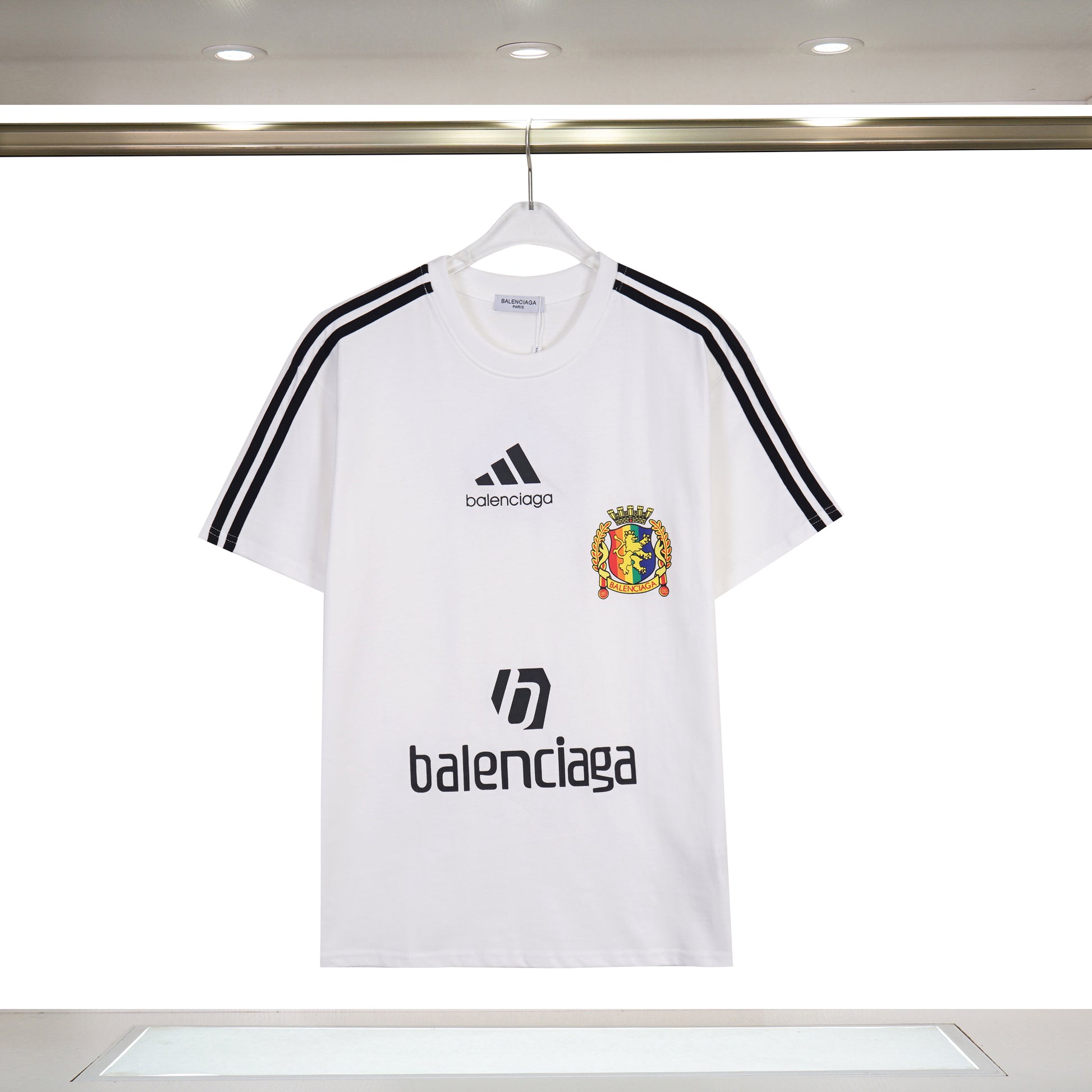Balenciga logo tee 9082 white