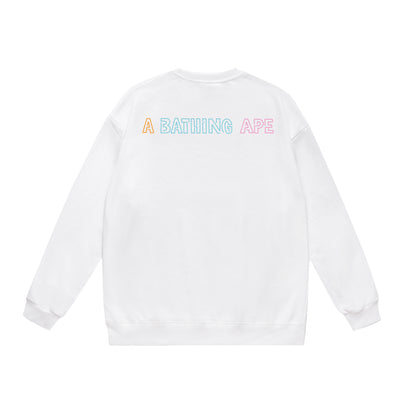 A Bathing Ape Skeleton Print Hoodie White