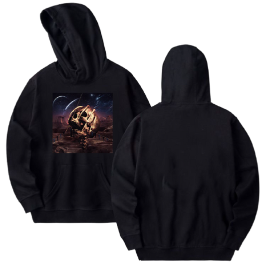Travis Scott Skull Poster Hoodie