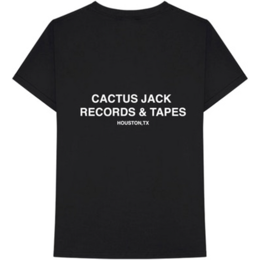 Cactus jack records and tapes Houston tee