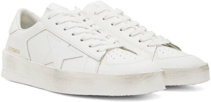 GOLDEN GOOSE حذاء سنيكرز Stardan أبيض