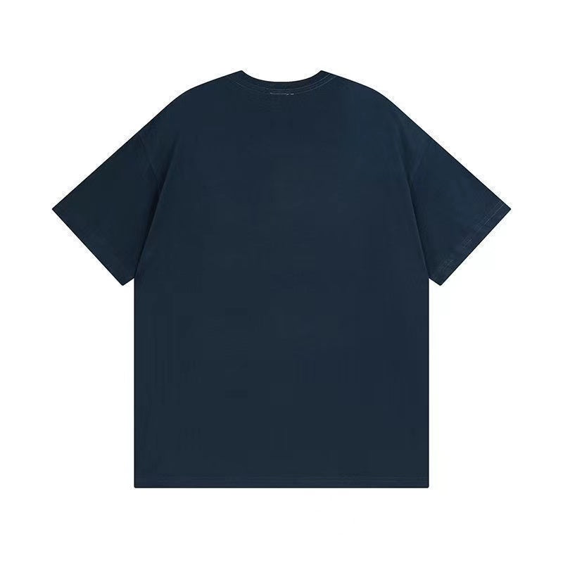 STUSSY CLASSIC N4 TEE NAVY