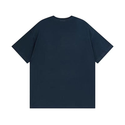 STUSSY CLASSIC N4 TEE NAVY