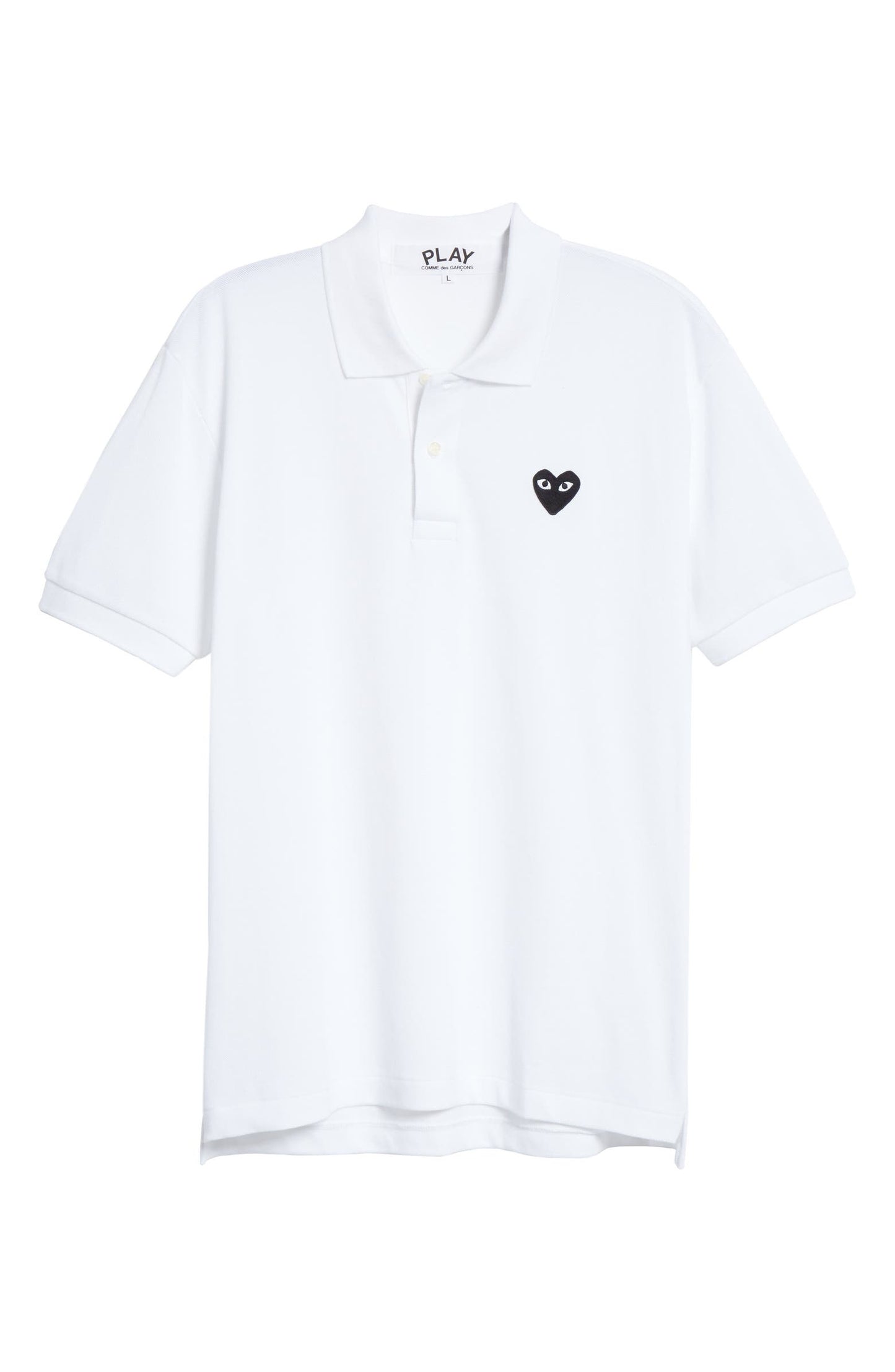 Black Heart Short Sleeve Piqué Polo