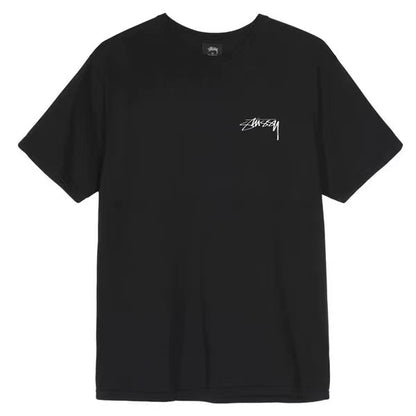 STUSSY GREEN LEAVES TEE BLACK