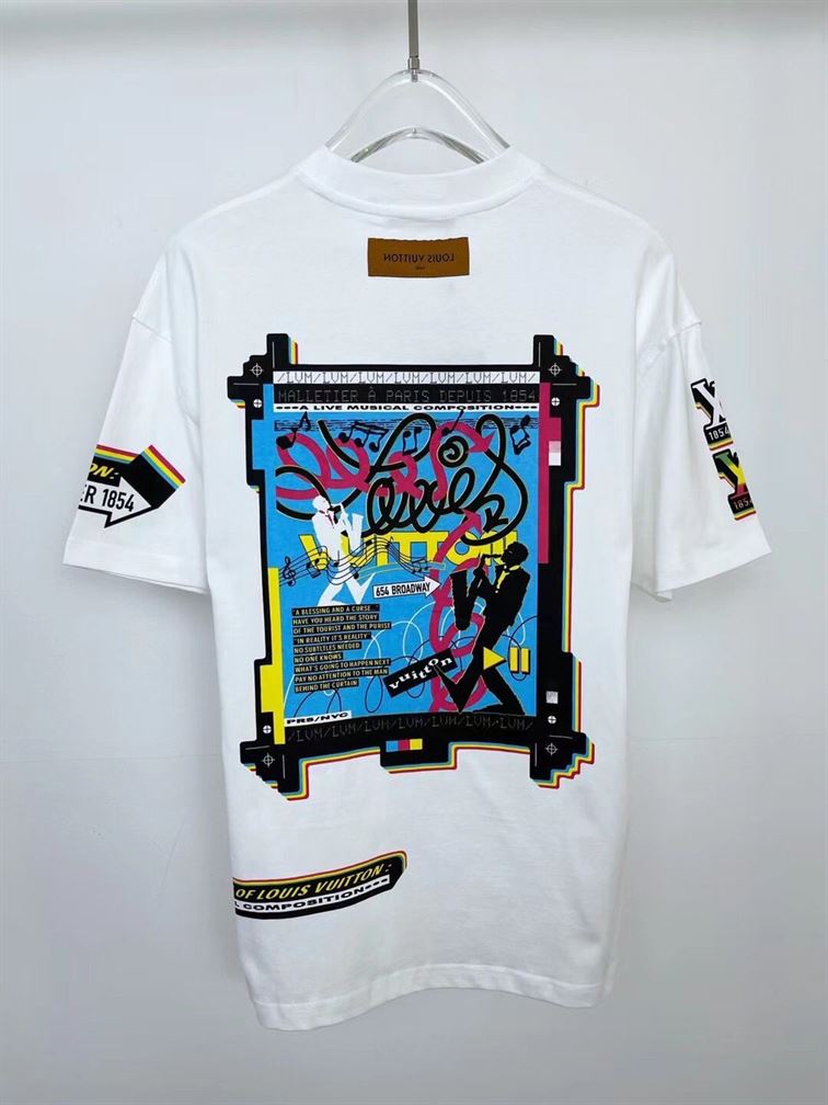 LOUIS VUITTON LV JAZZ FLYERS SHORT-SLEEVED T-SHIRT – LVTS068