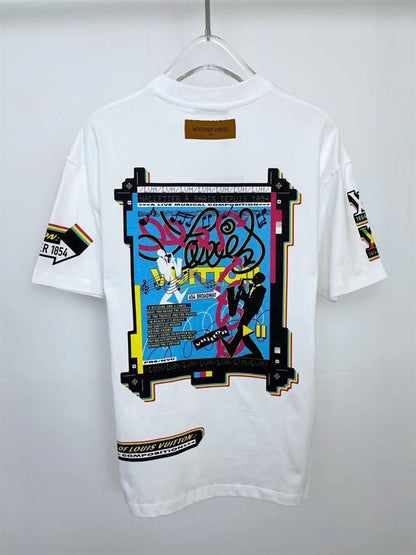 LOUIS VUITTON LV JAZZ FLYERS SHORT-SLEEVED T-SHIRT – LVTS068