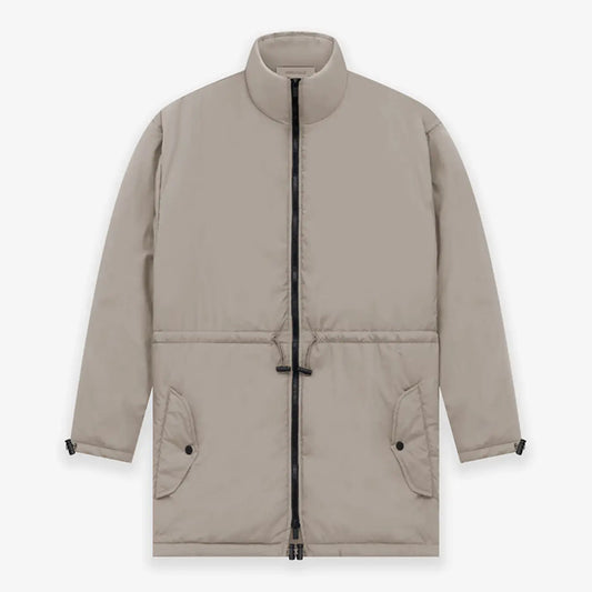 FOG FEAR OF GOD ESSENTIALS casual jacket 22 multi-line mid-length waisted cotton jacket
