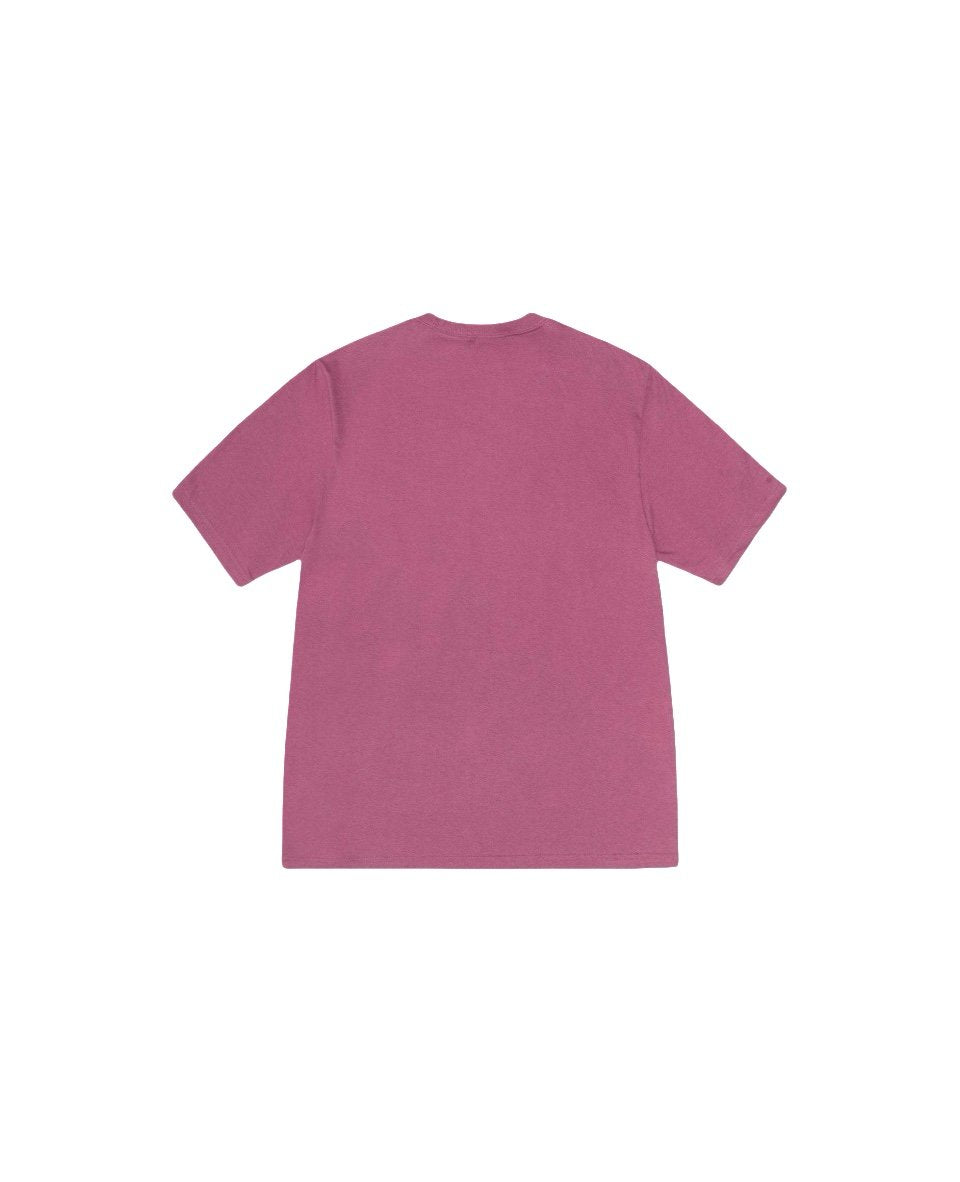 STUSSY DOG PRINT TEE ROSE RED